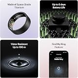 Ultrahuman Ring AIR Sleep Tracker HRV Temp 6 Day Battery Size 8 view 7