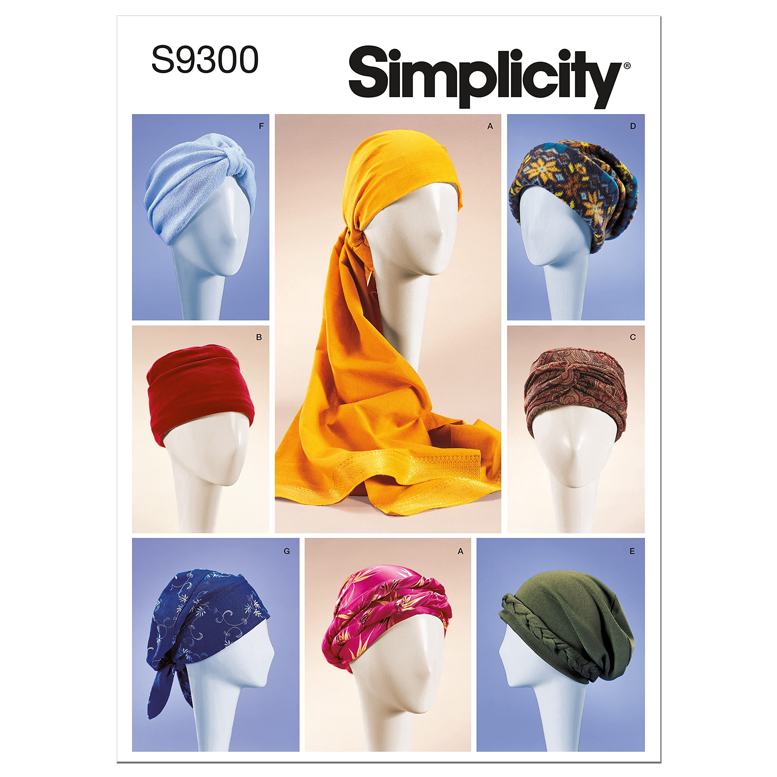 SIMPLICITY SS9300A UNDEFINED Accessories A (S-M-L), Paper, White
