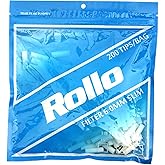 Rollo Slim Filters 6mm x 20mm &ndash; 200 Count Pack of Long Filter Tips for Clean Draw &ndash; Compact Natural Accessory for Hand Rolling