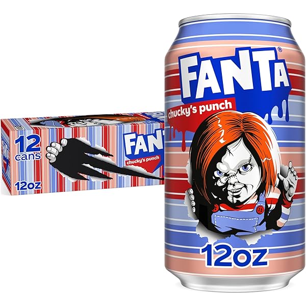 FANTA FRUIT PUNCH CAFFEINE FREE SODA SOFT DRINK,...