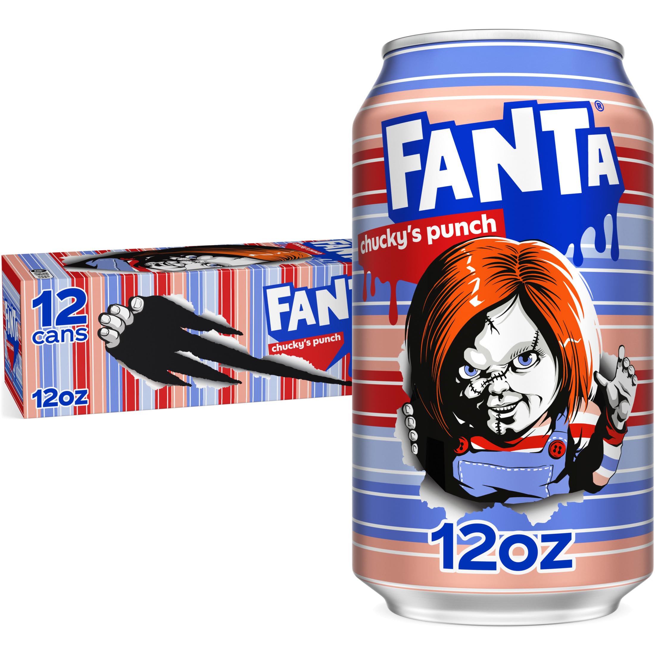 Fanta Fruit Punch Caffeine Free Soda Soft