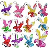 100 Packs Bulk Fidget Bubble Bulk Mini Pop Eagles Aniamls shape Keychain , Holiday Party Favors Supplies Classroom summer Student gifts