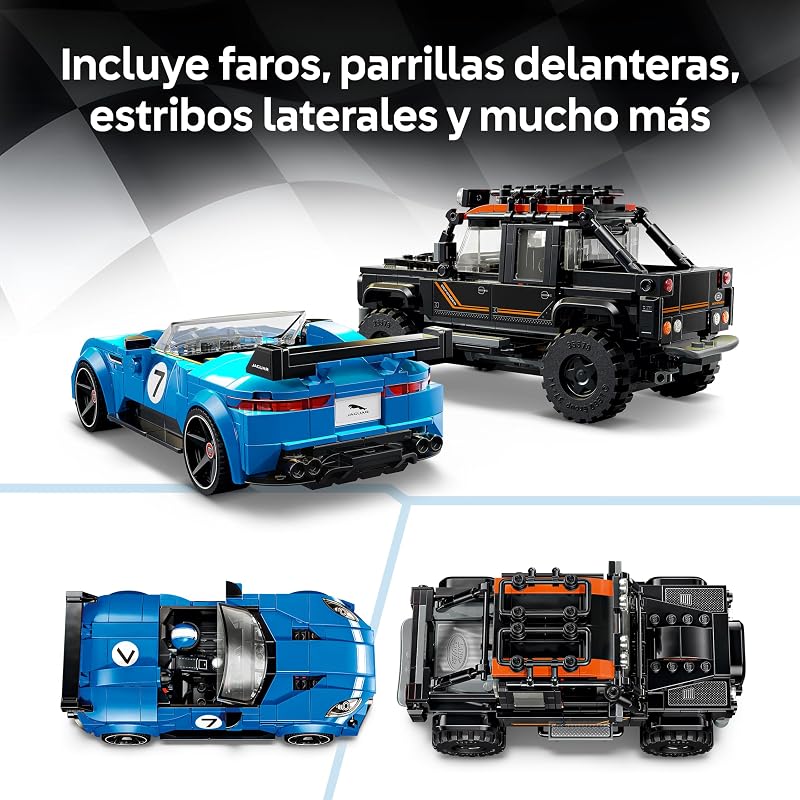 Speed Champions Jaguar Project 7 y Land Rover Defender 77264
