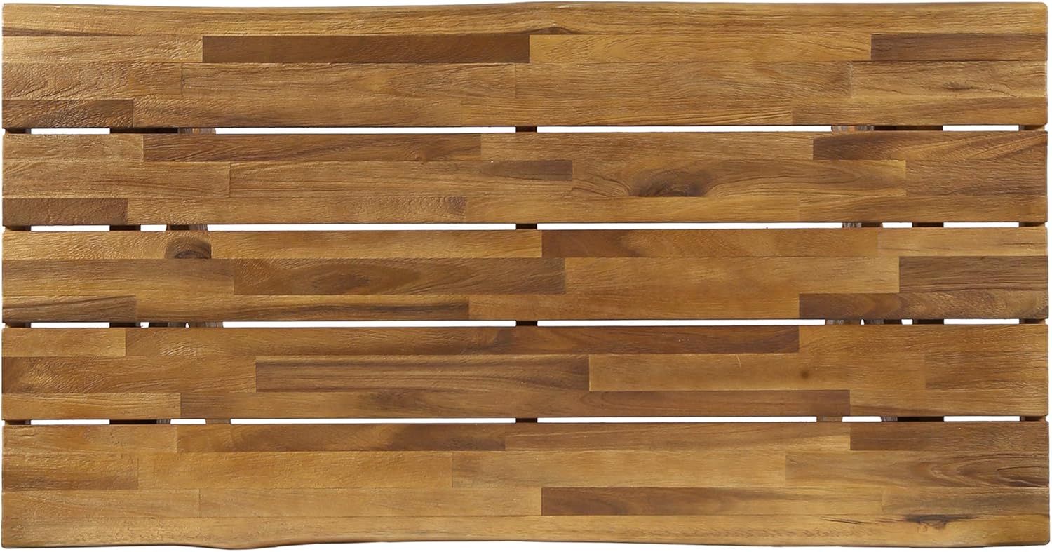 Christopher Knight Home 304412 Irene Outdoor Acacia Wood Coffee Table, Sandblast Teak Finish : Garden & Outdoor