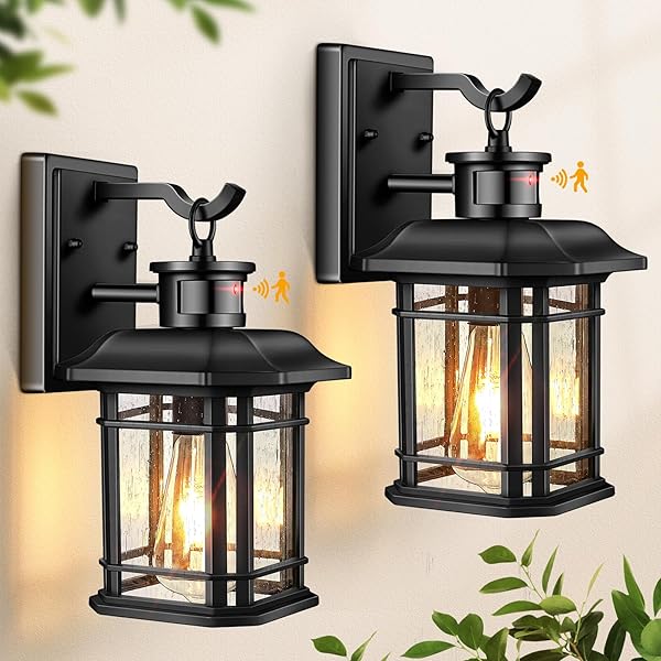 VIANIS 2 PACKS MOTION SENSOR OUTDOOR LIGHTS, DUSK...