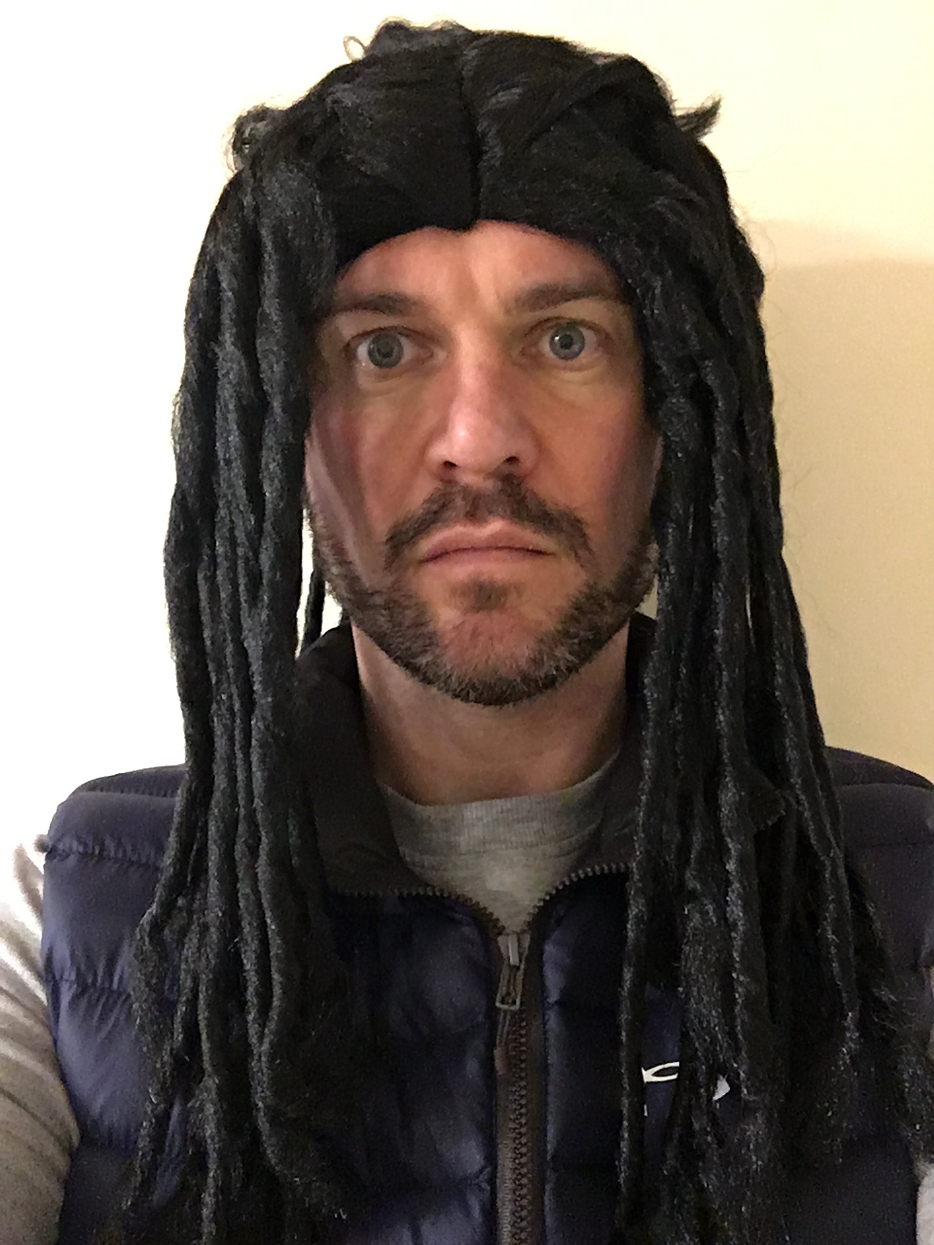 Rasta Wig with Dreadlocks - Inspired By Jamaican Reggae Singer Musician Bob Marley, Fancy Dress