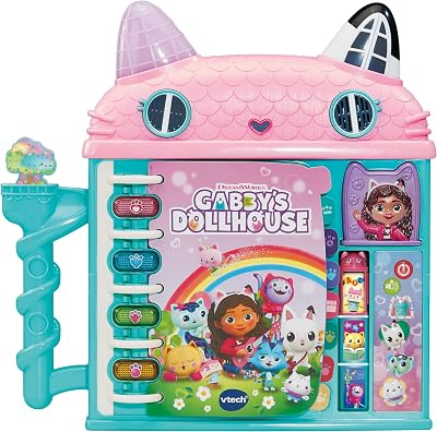 VTech Gabby’s Dollhouse Cat-a-Vator Discovery Book English
