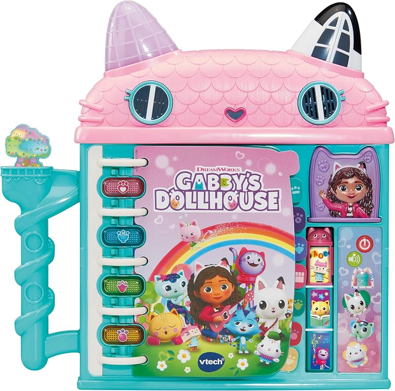 VTech Gabby’s Dollhouse Cat-a-Vator Discovery Book English
