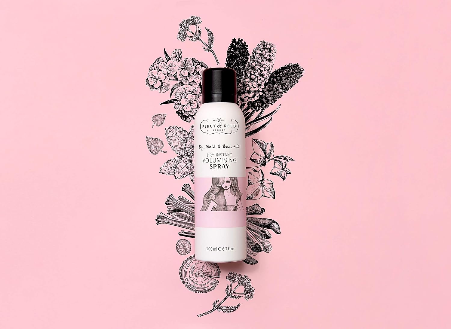 Percy & Reed Session Styling Dry Volumising Spray, Lightweight Mist, Instant Root Lift, Lasting Volume - Image 4