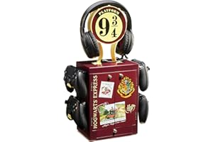Numskull Official Harry Potter Platform 9 3/4 Gaming Accessory Locker & Storage Stand – Holds 10 Games/DVDs, 4 Controllers, Headset, and Accessories – Durable & Compact Organizer – Official Harry Potter Merchandise
