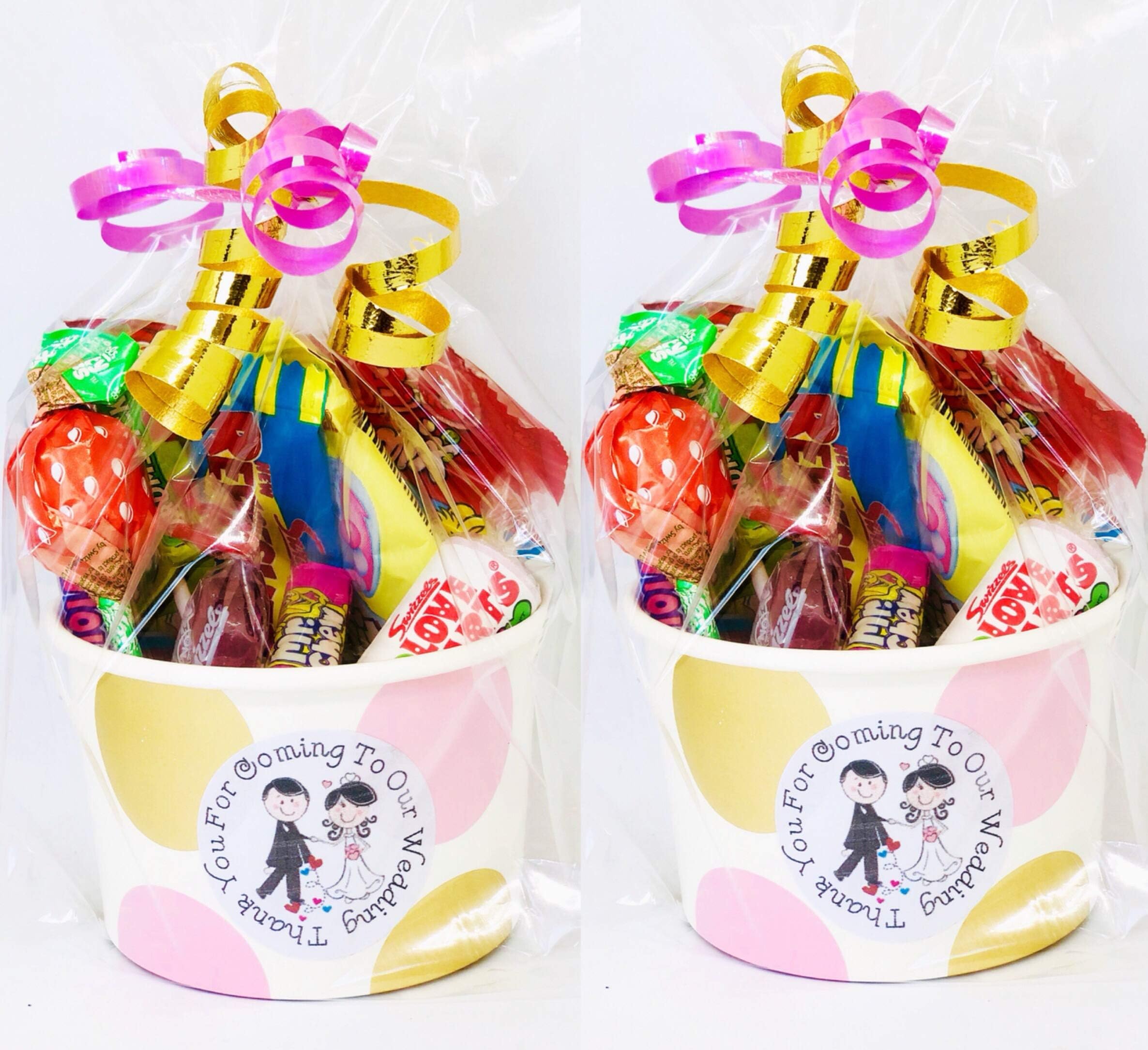 Wedding Sweet Favours / Ready Filled Sweet Tubs