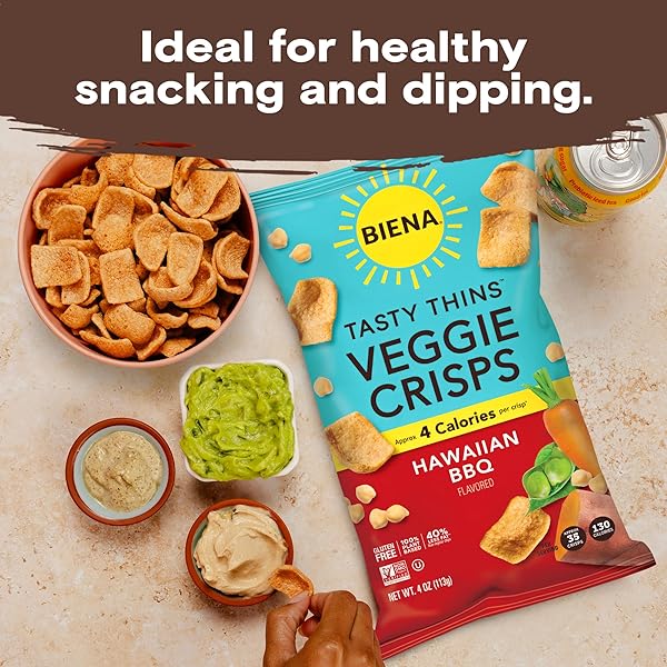 BIENA CRISPS TASTY THINS HW BBQ 4 OZ