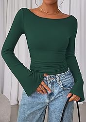 PRETTYGARDEN Women's Long Sleeve Shirts 2025 Fall