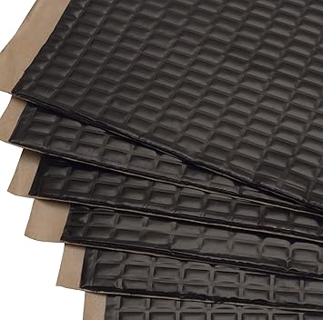 Amazon Com Siless Black 50 Mil 52 Sqft Sound Deadening Mat