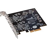 Sonnet Allegro Pro USB-C 4-Port 10Gbps USB 3.2 PCIe Card Mac Windows Linux | 20Gbps combined throughput; up to 7.5W per port; independent power regulation; charge-and-sync support