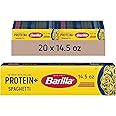 BARILLA Protein+ (Plus) Spaghetti Pasta, 14.5 Ounce (Pack of 20) - plant based pasta - Made from Lentils, Chickpeas & Peas - Non-GMO, Kosher Certified and Vegan
