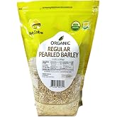 McCabe Organic Regular Pearled Barley - Pearled Barley Organic | Rich with Fiber &amp; Minerals | USDA and CCOF Certified | Product of USA | 3Lbs