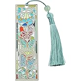 Beautiful Butterfly Bookmark with Tassel - Gift for Book Lovers - Unique and Colorful Book Marks- Handmade Reading Supplies Books Accessories