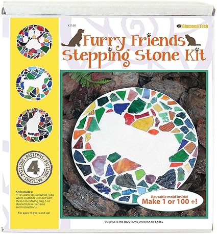 Amazon Com Furry Friends Stepping Stone Kit