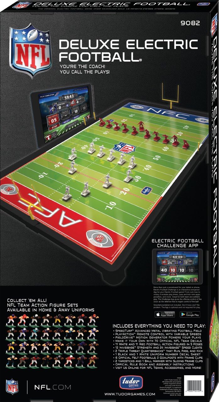 NFL Deluxe Electric Football Game: Toys & Games