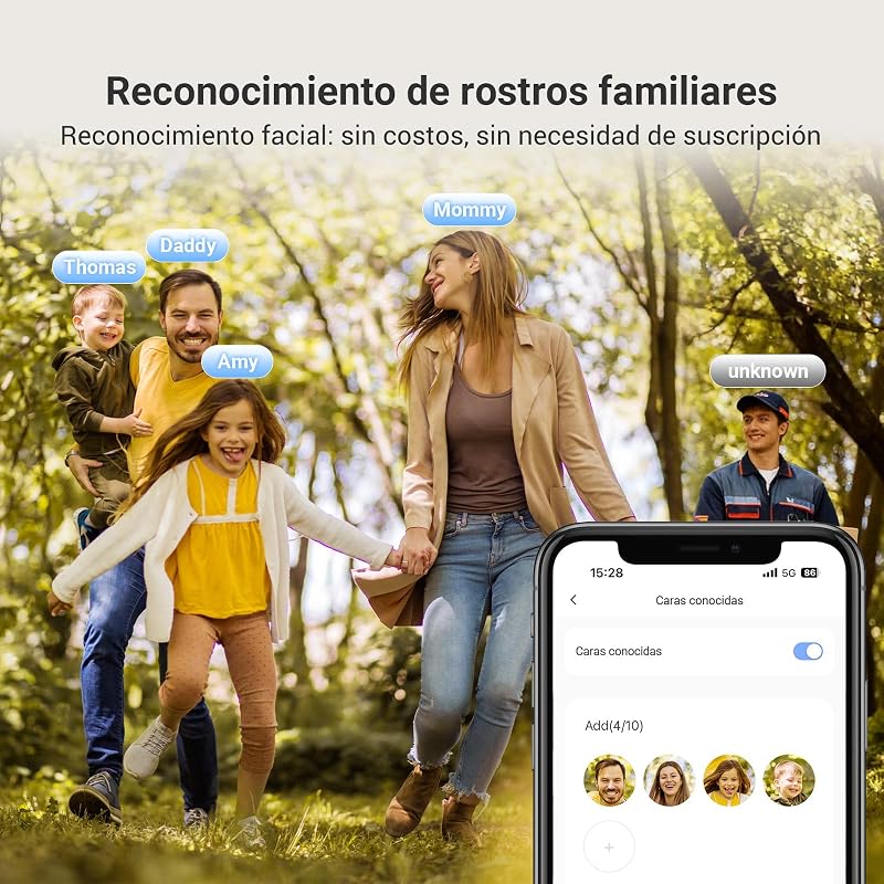EP4 4K WiFi Digital Peephole para porta, ecrã tátil a cores de 5,5", campainha de vídeo sem fios, reconhecimento facial por IA, 7100 mAh, deteção PIR, áudio bidirecional, privacidade protegida, ouro