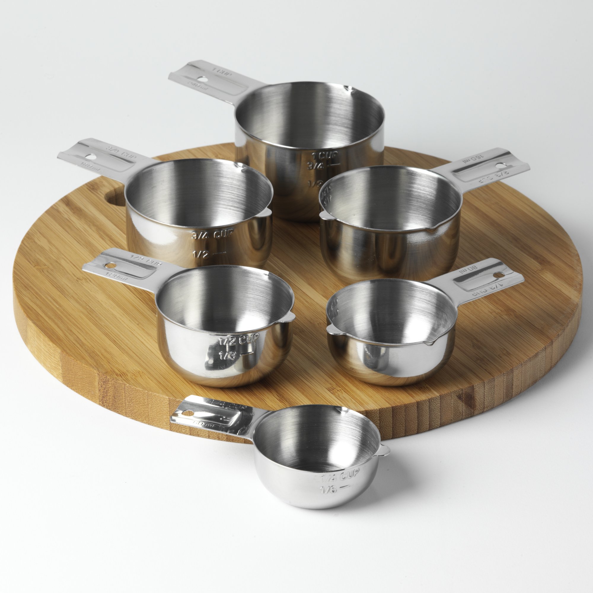 Measuring Cups Stainless Steel 6 Piece Stackable Set By Kitchenmade 25 81fWy 5f6BL