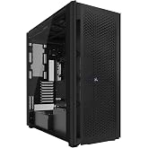 CORSAIR 9000D RGB Airflow Super Full-Tower PC Case &ndash; Black | Fits up to 18x 120mm, 7x 140mm, or 4x 200mm Fans, InfiniRail Fan Mounting, iCUE LINK System Hub Included, No Fans Included