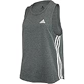 adidas Women's 3 Stripes Loose Fit Athletic Tank Top