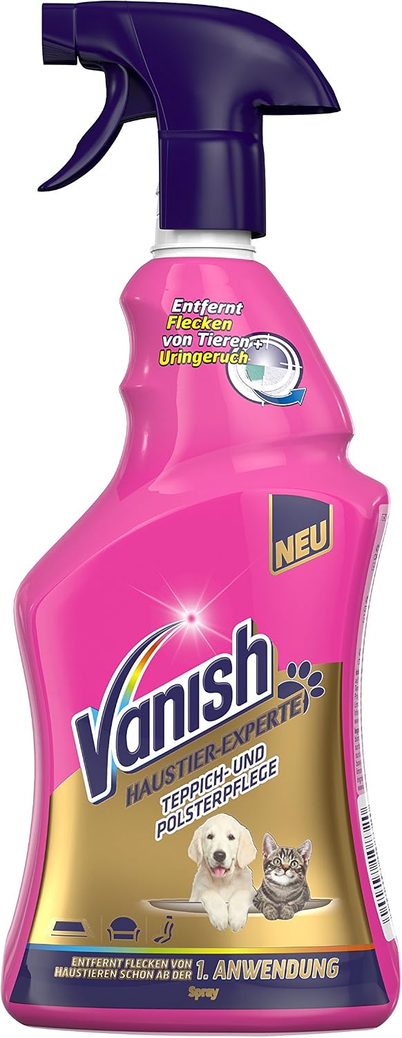 Vanish Haustier Experte Teppichreiniger Reinigungsspray Zur