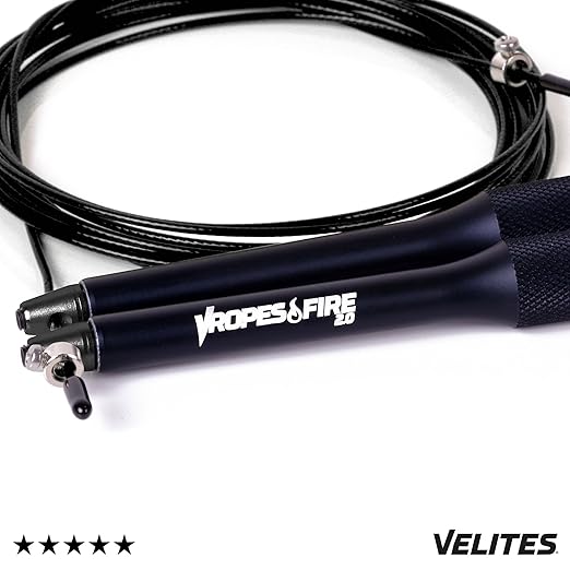 title=Corda per saltare Crossfit Vropes Fire 2.0 da VELITES | Speed Jump Rope Veloce