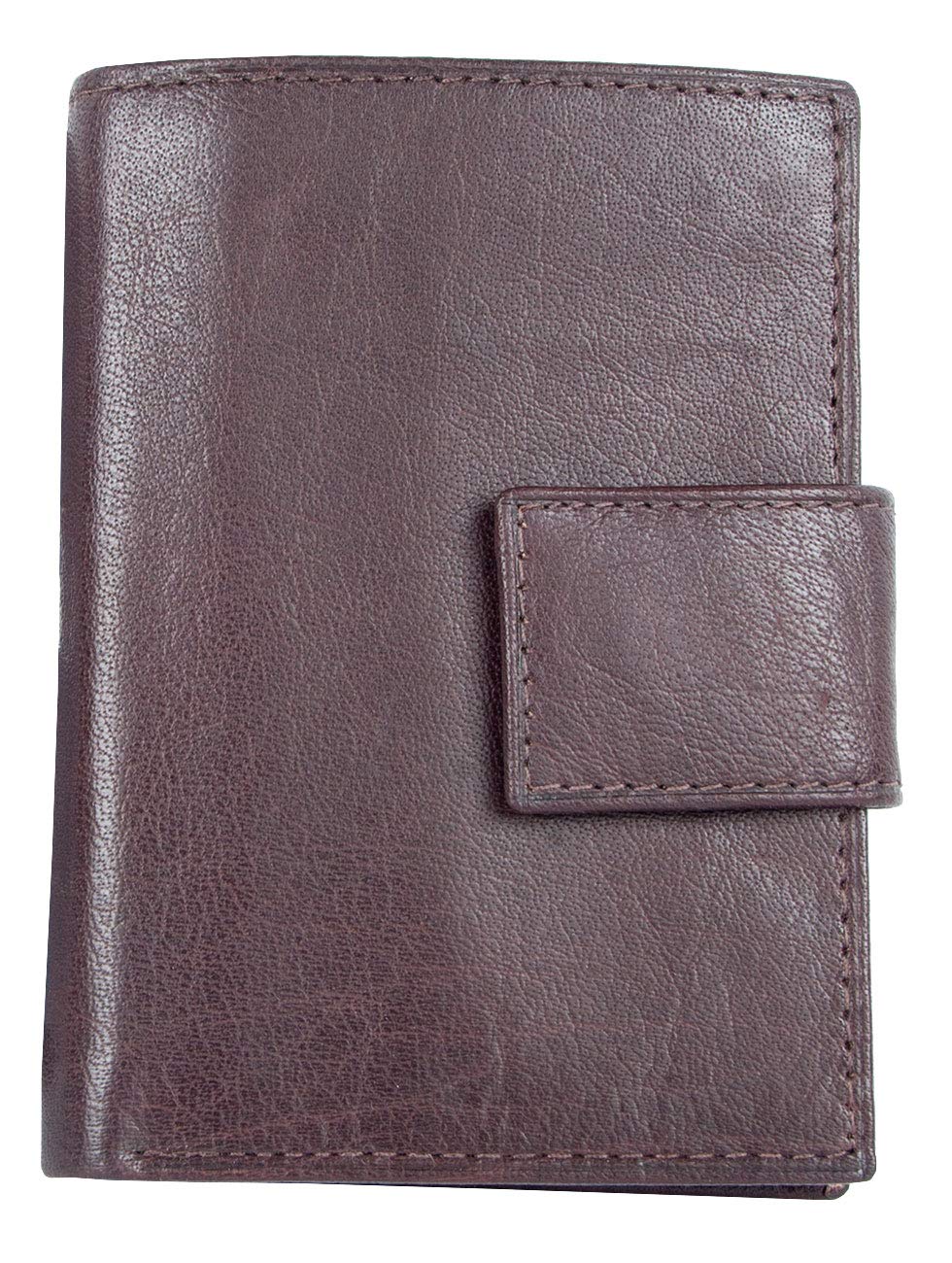 Kristy.X Genuine Leather Credit Card Holder for 14 Cards And Banknotes