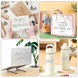 648 PCS Letter Stickers Glitter Alphabet Stickers