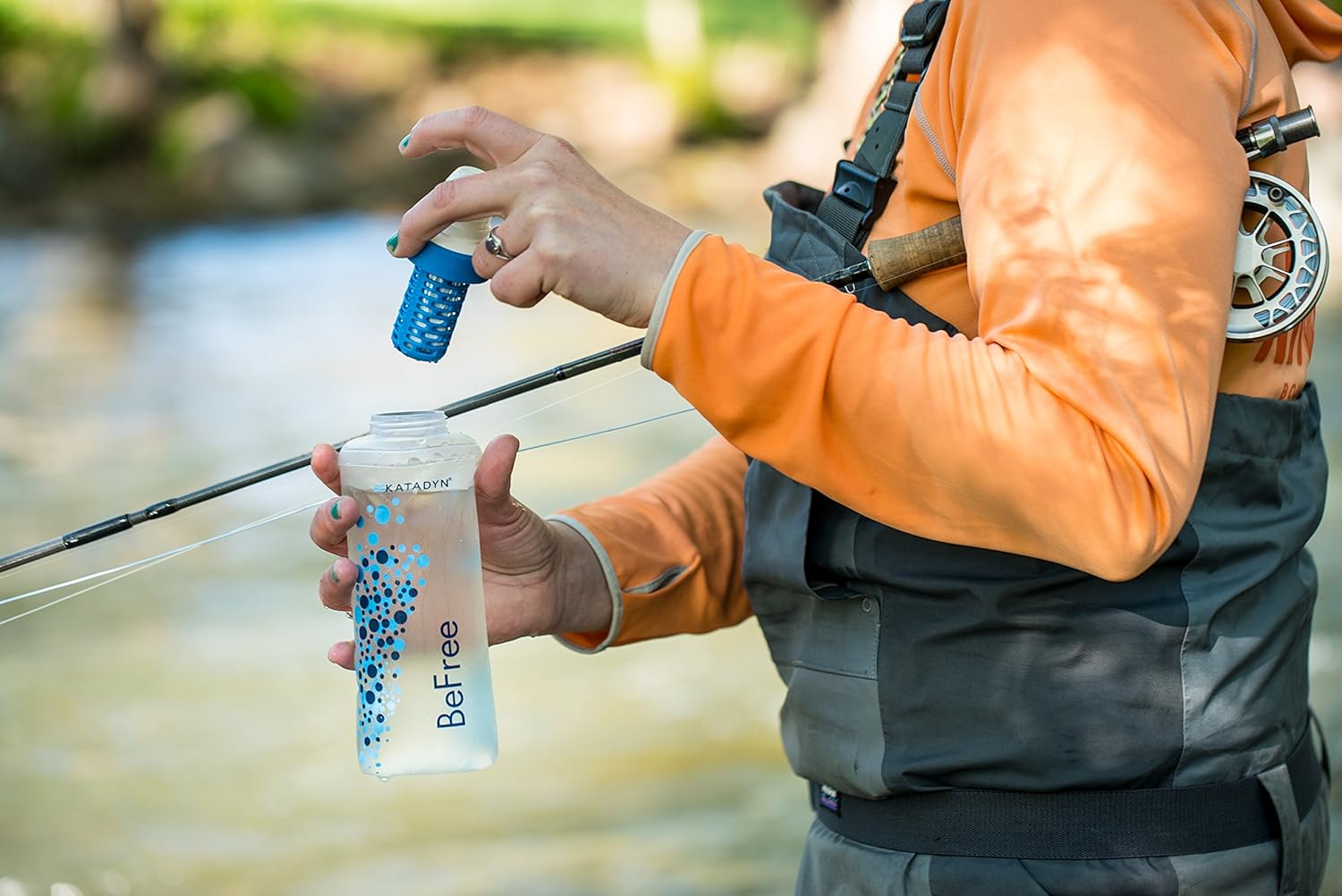 Katadyn BeFree 0.6L Water Filter, Fast Flow, 0.1 Micron EZ Clean Membrane for Endurance Sports, Camping and Backpacking (8019639) : Sports & Outdoors