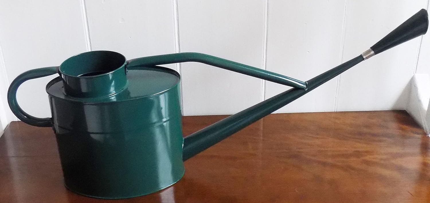 Metal Long Reach Green 8 litres Watering Can Amazon.co.uk Garden
