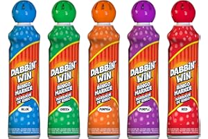 Dabbin' Win Mini Bingo Ink Markers 5 Dauber Pack
