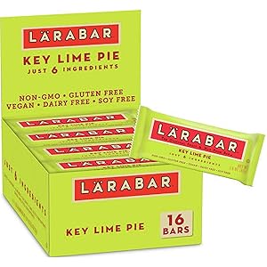 Larabar Fruit and Nut Bar, Key Lime Pie, Gluten Free, Vegan, 16 ct, 25.6 oz