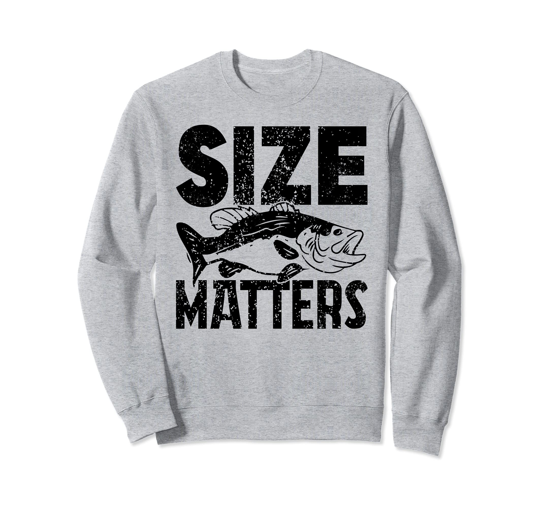 Funny Aqaurist Marine Biology Fish Size Matter Aquarium Sweatshirt