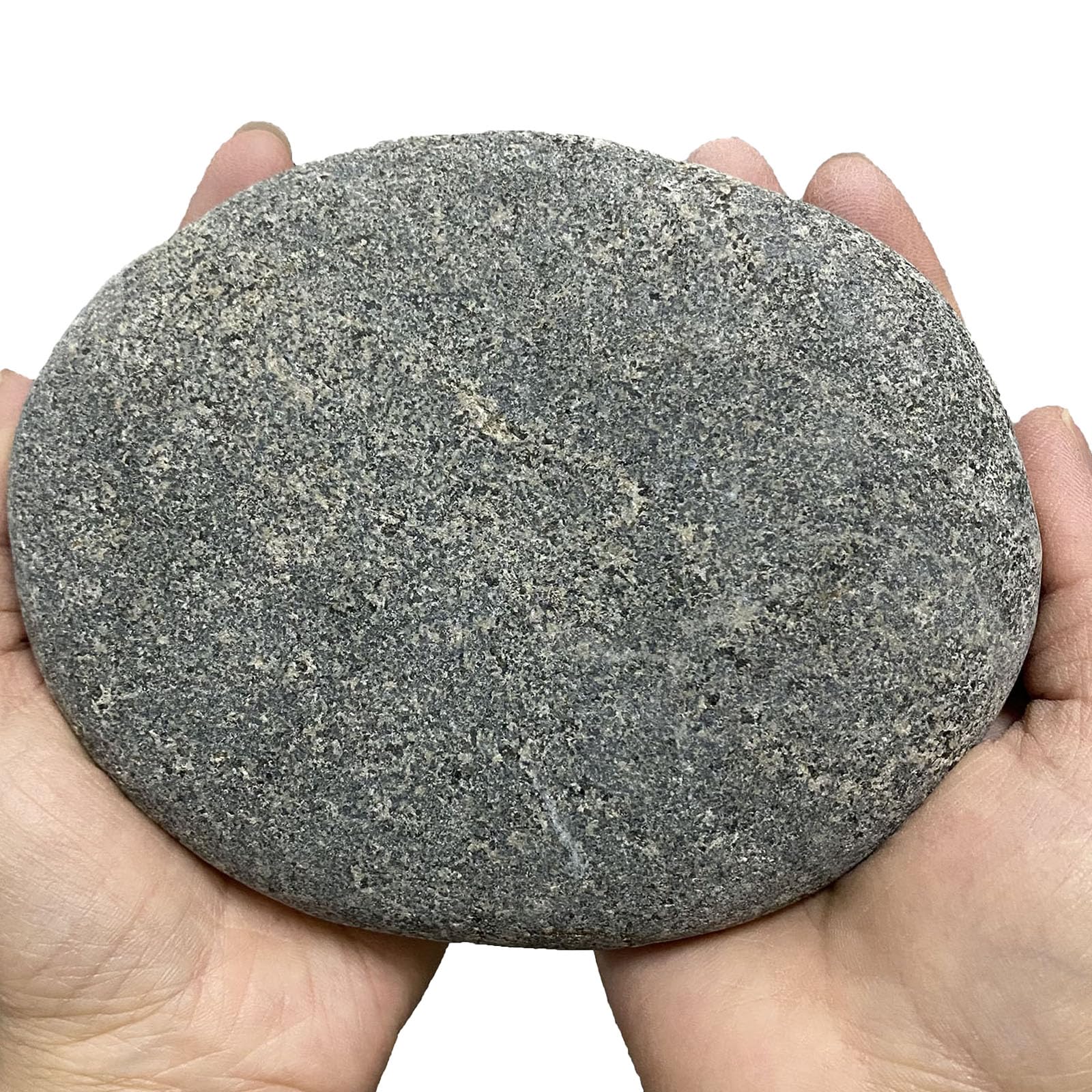 juexiyarticle 1Pc Flat Large Stones for Painting Arts and Crafts,Natural Painting Pebble Rock for Turtle Basking,4.5-5.7 inches