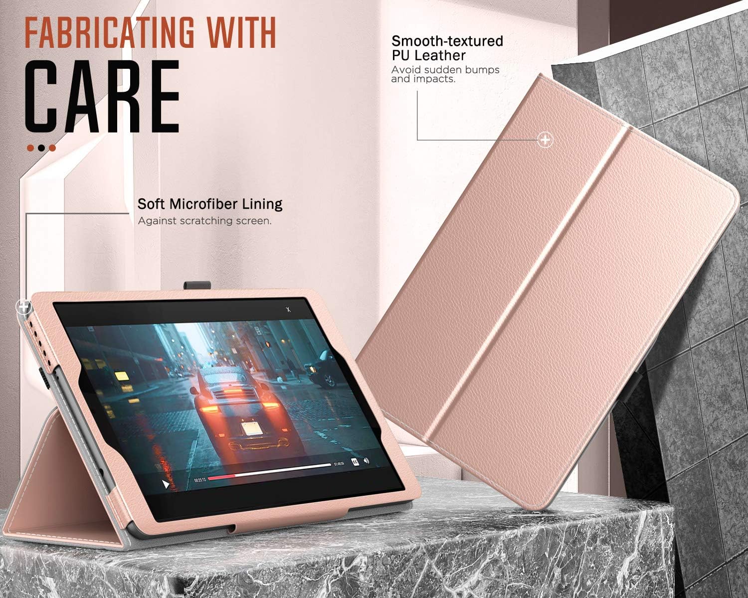 MoKo Case Compatible with Lenovo Tab M8 HD (TB-8505F / TB-8505X) / Smart Tab M8 TB-8505FS / Tab M8 FHD TB-8705F - Image 4