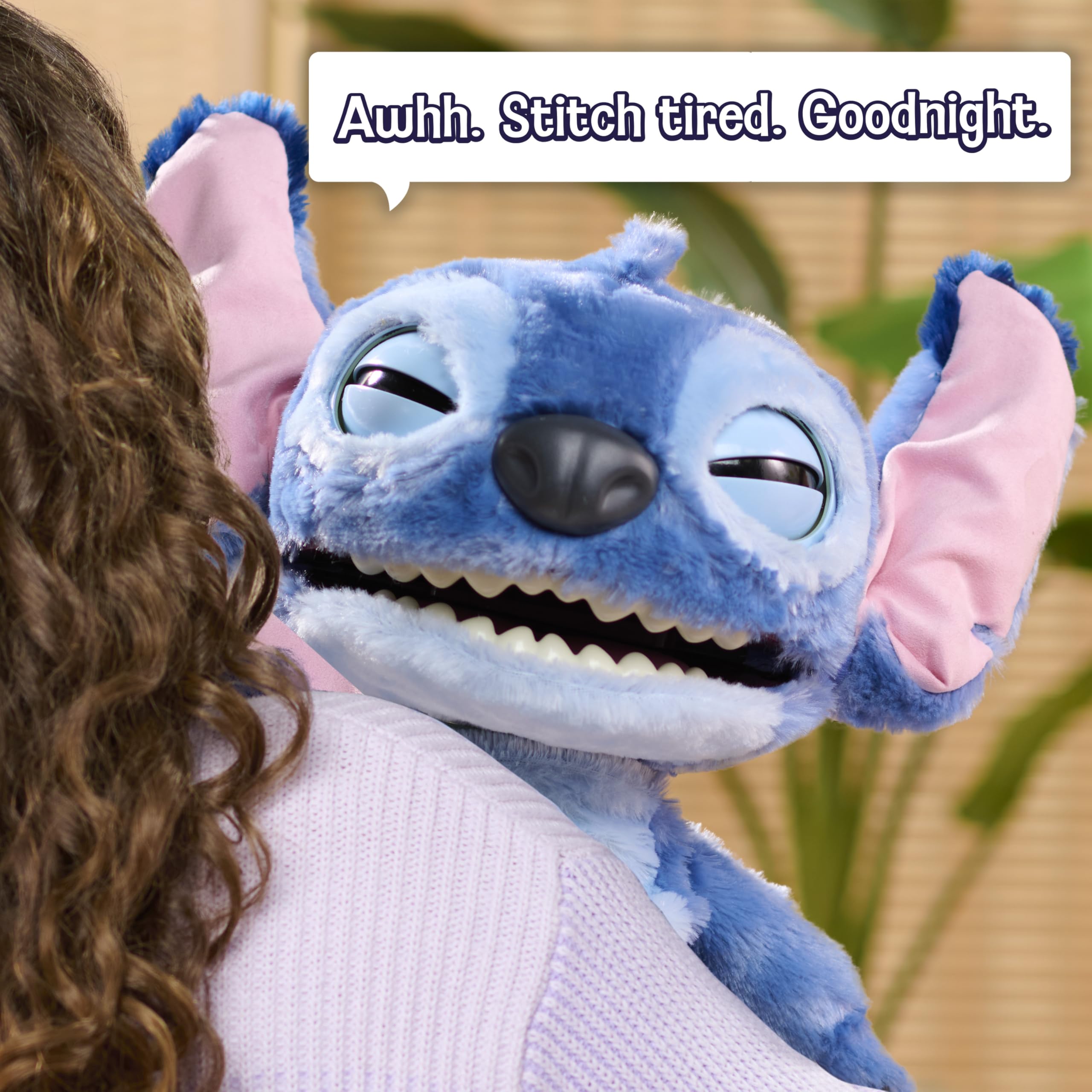 Just Play Disney Ultimate Stitch – Funktionsplüschtier, 100+ Geräusche und Reaktionen, ab 3 Jahre, 43cm, interaktiv, Kuscheltier 8