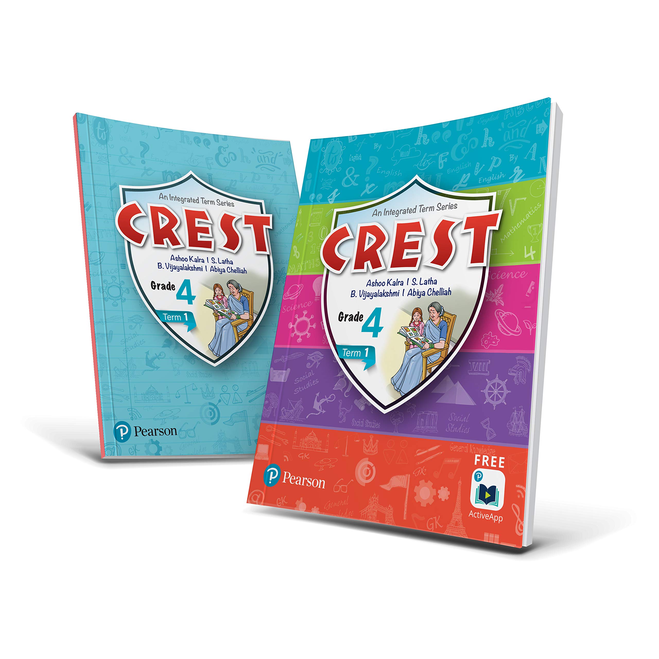 Crest |Class 4 Term 1| CBSE & State Boards | Combo of English, Mathematics, EVS,Science, Social Studies and General Knowledge Crest |Class 4 Term 1| CBSE & State Boards | Combo of English, Mathematics, EVS,Science, Social Studies and General Knowledge