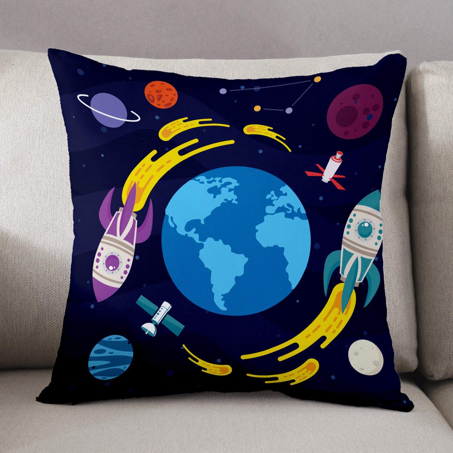 Bonamaison Decorative Cushion Cover, Multicolor, 45 x 45 cm