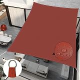 RICHIE Sun Shade Sail 3.6m x 3.6m Square Waterproof UV Block Awning