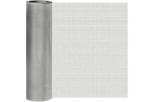 YAGJIA Stainless Steel Mesh Screen 20Mesh 304, 15.7" x 147" (40x375cm) Metal Mesh Screen, Rust Free Fine Wire Mesh Roll, 1mm Hole Easy to Cur For Vent Mesh, Window Screen, Filters, Cage, Garden Covers