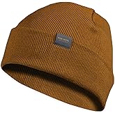 MERIWOOL Beanie for Men and Women - Merino Wool Blend Ribbed Knit Winter Hat