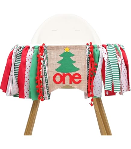 Personalized Oh What Fun It Is To Be One Birthday Banner - Pink Gingerbread Christmas Theme