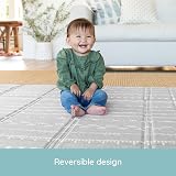 Infantino Foldable Soft Foam Play Mat Baby Tummy Time Floor Mat Multi-Coloured view 8