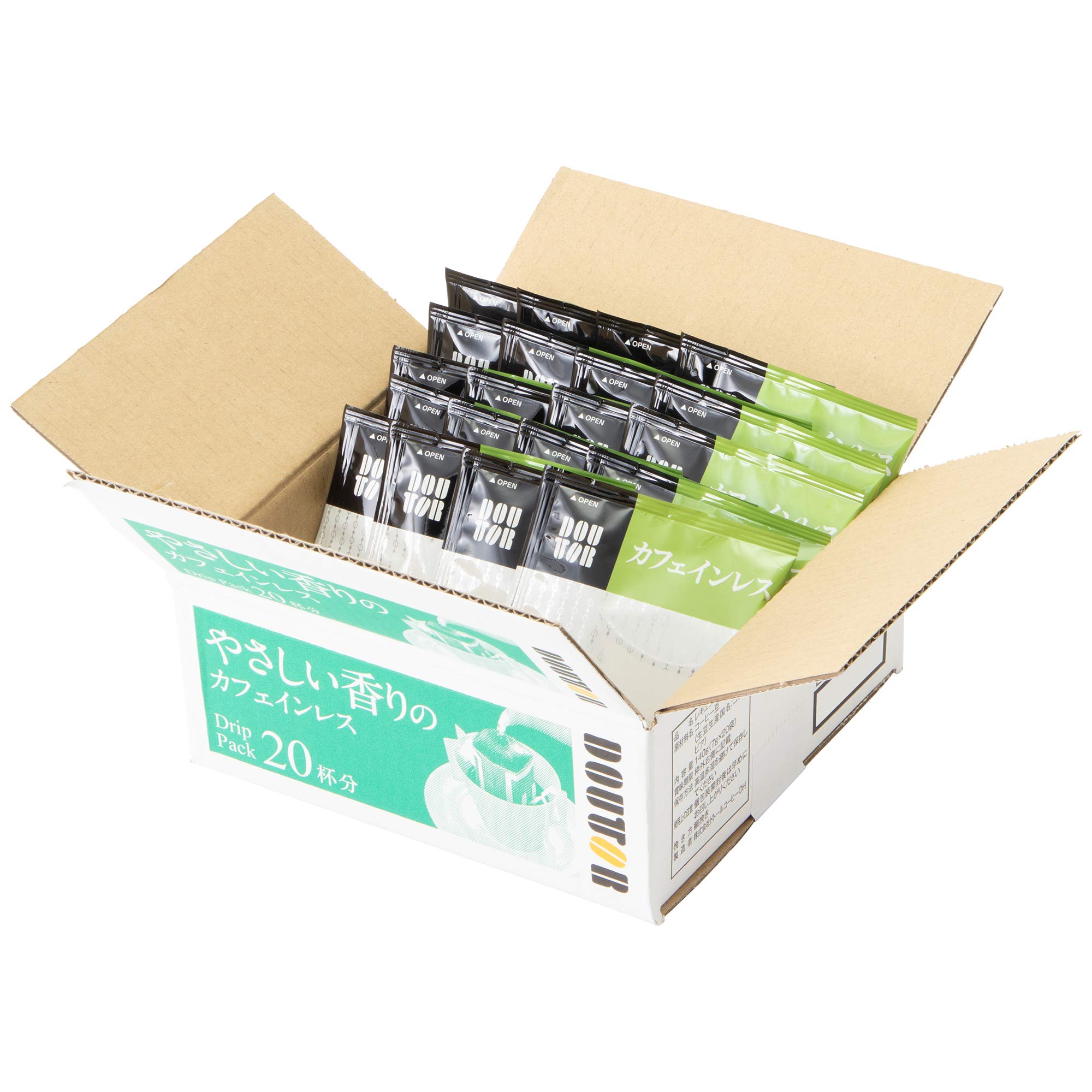 ドトールコーヒー ドリップパック やさしい香りカフェインレス 20P の商品画像