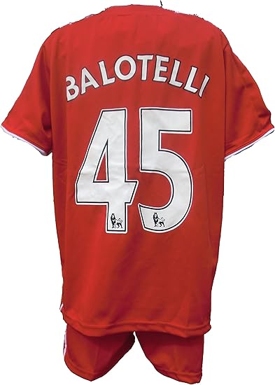 Amazon 14 15 リバプール バロテッリ Balotelli 45 ホーム レプリカサッカーユニフォーム 子供用上下セット L 140cm サッカー フットサル ボーイズ 通販