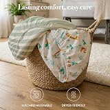 Tutti Bambini Premium Crib Sheets 2-Pack Run Wild Bamboo Jersey Fit 53x80 view 6